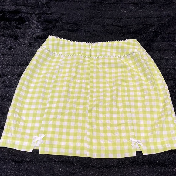 For Love and for Lemons gingham mini skirt - Picture 2 of 3